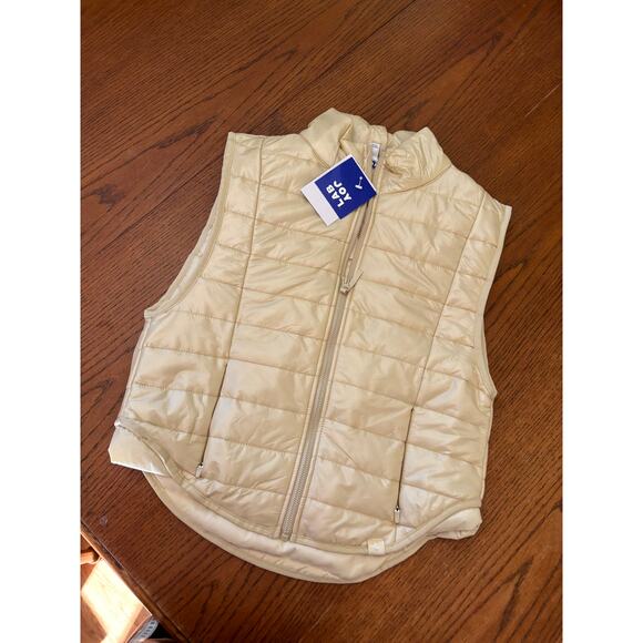 JoyLab Jackets & Blazers - NWT Joy Lab Ivory Puffer Vest- Size XS
